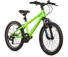 Children's bicycle S'COOL Xroc, 20" Neon Žalias/Ocean