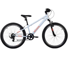 None Children's bicycle S'COOL Xroc, 24" Sky Pilkas/Neon Oranžinis