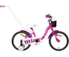 Children's bicycle TABOU Miss ST, 12" pink-baltas