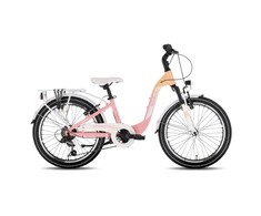 Dviratis Tabou Queen 20 coral-baltas