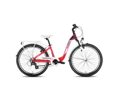 Dviratis Tabou Queen 24 pink-baltas