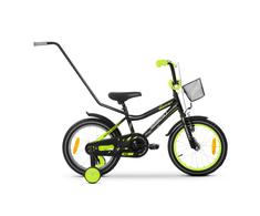 Dviratis Tabou Rocket CS 16 juodas-lime