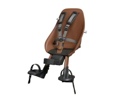 Children's chair in front URBAN IKI Ta-ke BIO, Haniwa Brown/Bincho Juodas