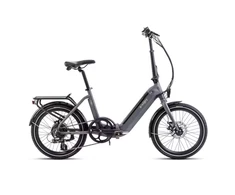 Folding electric bicycle ROMET E-Wigry 1.0, dark pilka