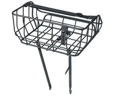 Front basket/front luggage rack BASIL PORTLAND, 25 l, matt juodas