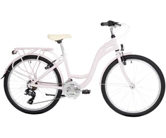Girls' bicycle ROMET Panda 1, 24" violetinė-baltas