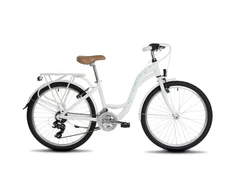 Girls' bicycle ROMET Panda 1, baltas-mėlynas