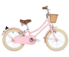 Girls' bike Bobbin Gingersnap for 4-6 metai, 16 inches, color pink