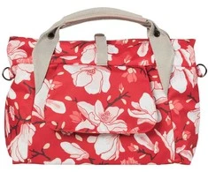 Bazilikas BASIL vairo rankinė MAGNOLIA CITY BAG 7L vandeniui atspari poliesterio aguonų raudona