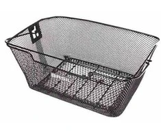 Luggage rack basket BASIL CAPRI, metal, juodas