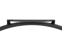 Luggage rack RACKTIME Alumee Micro Rack, 8kg, juodas (accessory for Alumee fenders)