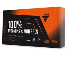 TREC 100% Vitaminų ir mineralų kompleksas (60 kaps.)