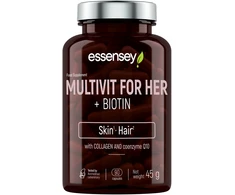Trec Nutrition Multivitaminai moterims TREC ESSENSEY MULTIVIT FOR HER + BIOTINAS 90 kapsulių