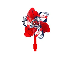 SevenPolska Spiderman bicycle windmill, red