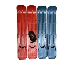 Skis UNIPLAST Junior, with straps for children, 56 cm, mix