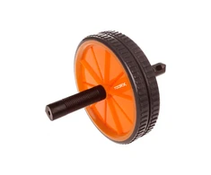 TOORX Double Exercise Wheel, juodas-oranžinis
