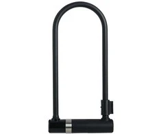 AXA Newton UL-300 U-lock Strong frame holder , Safety code:15 (1-15), Sold Secure Sidabrinis, Juodas, AXA Newton UL is a hardened steel U-shaped