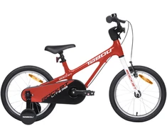 Ultralight children's bicycle TABOU Rocket Lite MG, 18" red-baltas