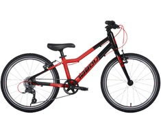 Ultralight children's bicycle TABOU Superlite 20, red-juodas