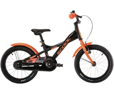 None Vaikiškas dviratis S´COOL XXlite, 16" juodai oranžinis