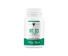 Vitamin capsules TREC VIT. D3+K2 (MK-7), 60 capsules