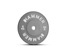 Weight plate HAMMER Bumper Plate, Pilkas, 50mm, 5kg