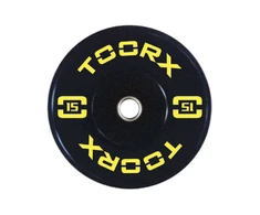 Weight plate TOORX Bumper Plate Absolute, 50 mm, 15 kg