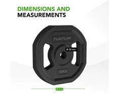 Weight plates TUNTURI PRO Aerobic Pump Plates 10 kg