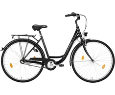 Women's bicycle EXCELSIOR Road Cruiser Alu, 28", 3k, juodas