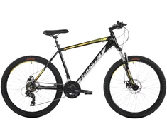 Dviratis Romet Rambler R6.2 2025 juodas-yellow-17" / M (Dydis: 17" / M)