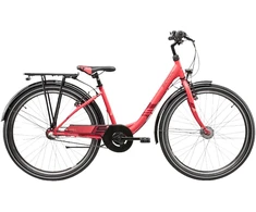 None Youth bicycle S´COOL Wave Steel LTD, 26" coral/red