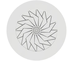 3D Gaminiai 3D-12111104 įleidžiama LED panelė/šviestuvas su piešiniu 9W, 4000K