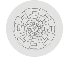 3D Gaminiai 3D-12131052 įleidžiama LED panelė su piešiniu 18W, 4000K