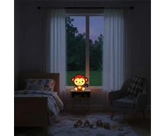 3D Gaminiai Vaikiškas LED šviestuvas Beždžionėlė