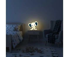 3D Gaminiai Vaikiškas LED šviestuvas Drambliukas
