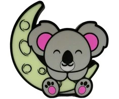3D Gaminiai Vaikiškas LED šviestuvas Koala ir mėnulis