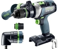 Smūginis suktuvas-gręžtuvas Festool QUADRIVE TPC 18/4 I-Basic-Set; 18 V; (be akumuliatoriaus ir pakrovėjo)
