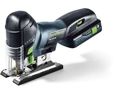 Akumuliatorinis siaurapjūklis Festool PSC 420 HPC 4,0 EBI-Set CARVEX; 18 V; 1x4,0 Ah akum.