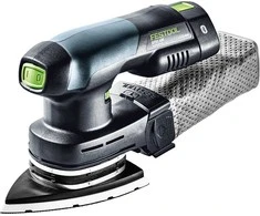 Akumuliatorinis trikampis šlifuoklis Festool DTSC 400 3,0 I-Plus; 18 V; 2x3,0 Ah akum.