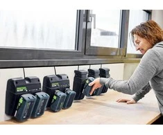 Priedų rinkinys Festool SYS 18V 2x4,0/TCL 6 DUO; 18 V; 2x4,0 Ah akum.