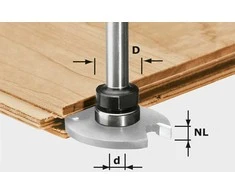 Frezos velenas Festool S8 1,5-5 KL16