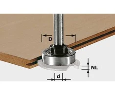 Frezos velenas Festool S8 1,5-5 KL28
