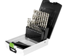 Grąžtas Grąžtų komplektas metalui Festool HSS D 1-10 Sort/19x; 1-10 mm; 19 vnt.