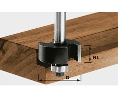 Festool Griovelių ketvirčiui išimti HW S8 D31,7/NL 12,7