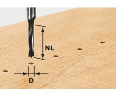 Kaiščių skylių grąžtas Festool; Ø10x53,5 mm
