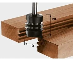 Festool Klijavimo profilių freza HW S8 D34/NL32