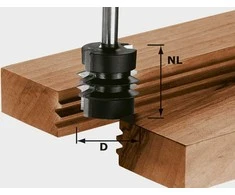 Festool Klijavimo profilių freza HW S8 D34/NL32