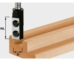 Festool Pirštinė griovelių freza su apsukamomis pjovimo plokštelėmis HW S8 D10/25 WP Z1