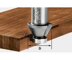 Nuožulnų freza Festool; Ø27 mm; 45°