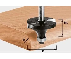Festool Suapvalinimo freza HW S8 D22,7/R5 KL